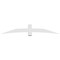 Ekena Millwork Bellingham Architectural Grade PVC Gable Bracket, 96"W x 16"H x 4"D x 6"F, 4/12 Pitch GBP096X16X0406BEL00 - alternate 4